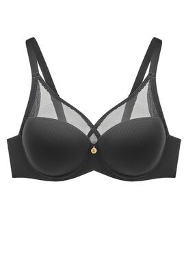 Understance Ivy Smooth FlexWire Full Coverage Bra black 38DDD 38F